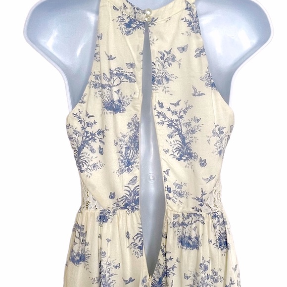 Disney Cinderella Collection Ivory Toile Sleeveless Dress Size S - Picture 4 of 6